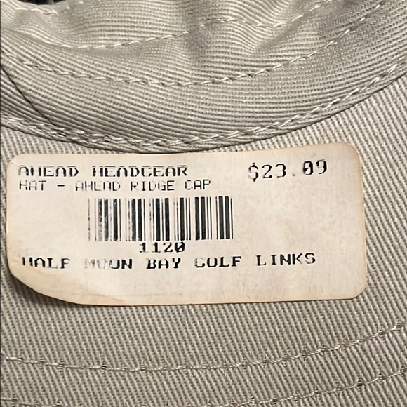 NWT Half Moon Bay Golf Links Navy Cap- Adjustable Back - Picture 12 of 14